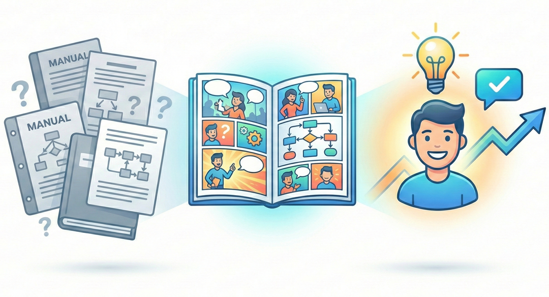 Interactive Corporate Comics